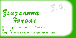 zsuzsanna horvai business card